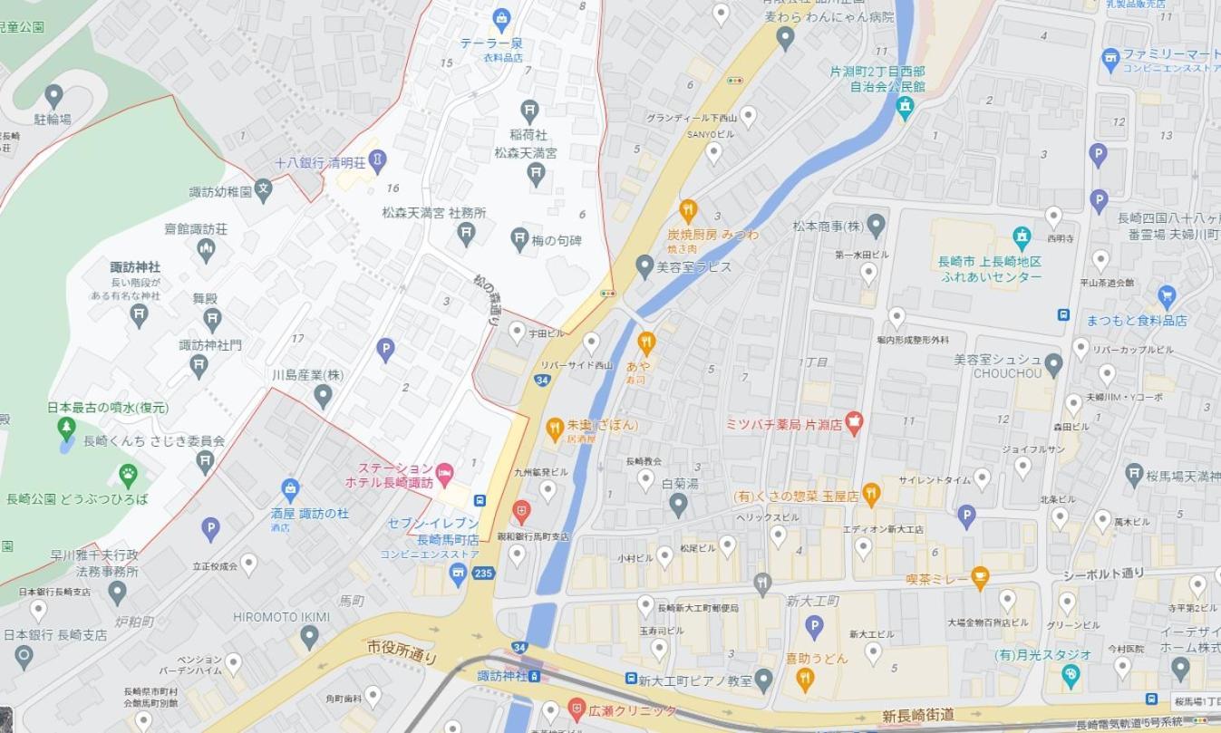 Station Hotel Nagasaki Suwa エクステリア 写真